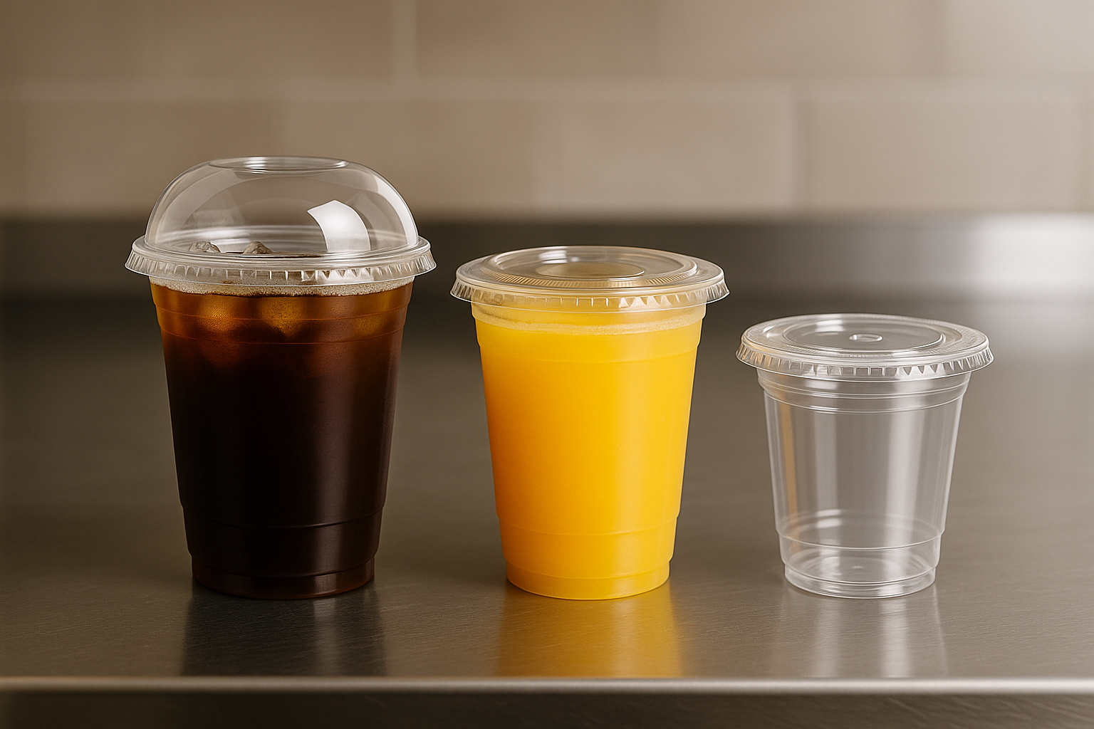 Cold cups with lids